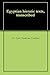 Egyptian hieratic texts, transcribed