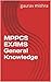 MPPCS EXAMS General Knowledge