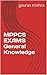 MPPCS EXAMS General Knowledge