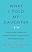 What I Told My Daughter: Lessons from Leaders on Raising the Next Generation of Empowered Women