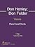 Visions Sheet Music by Don Henley