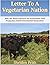Letter to a Vegetarian Nation