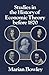 Studies in the History of Economic Theory before 1870
