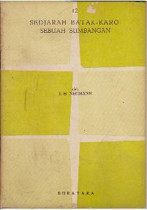 Sedjarah Batak Karo: Sebuah Sumbangan (Paperback)