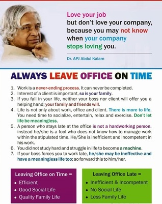 Always leave office on time (Unknown Binding)