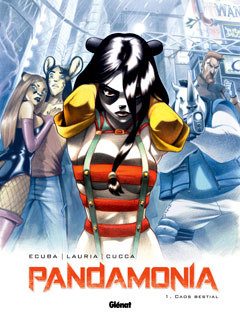 Portada de Pandamonia 1: Caos bestial, de Ennio Ecuba