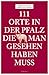 111 Orte in der Pfalz die man gesehen haben muss