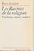 Les Racines de la religion: Tradition, rituel, valeurs (Esprit) (French Edition)