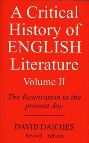 A Critical History Of English Literature Vol-2 (Textbook Binding)