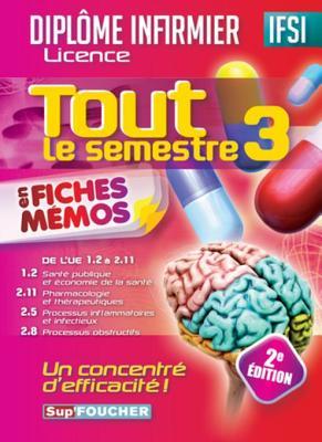 Tout Le Semestre 3 En Fiches Memos - Dei - 2e Edition: Diplomes D'Etat Infirmier