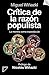 Critica de la razón populista