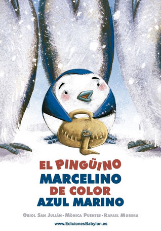 El pingüino Marcelino de color azul marino (Hardcover)