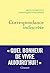 Correspondance indiscrète (French Edition)