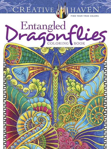 Creative Haven Entangled Dragonflies Coloring Book (Adult Coloring Books: Insects)