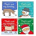 Thats not my Touchy-Feely Board Books Christmas Collection 4 Books Set