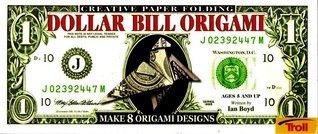 Dollar bill origami: Creative paper folding