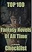 Top 100 Fantasy Novels Of All Time Checklist