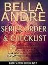 Bella Andre: Series Reading Order & Checklist: Includes The Sullivans, The Morrisons, Married in Malibu Series, The Maverick Billionaires, and more