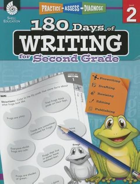 180 Days of Writing for Second Grade - An Easy-to-Use Second Grade Writing Workbook to Practice and Improve Writing Skills (180 Days of Practice)