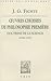 J.G. Fichte: Iuvres Choisies de Philosophie Premiere: Doctrine de la Science (1794-1797) (Bibliothèque Des Textes Philosophiques) (French Edition)