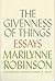 The Giveness of Things: Essays