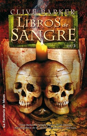 Portada de Libros de sangre: volumen 3, de Clive Barker