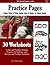Practice pages - A unique method of writing symbols,Letters & Numbers. For Dyslexic Students (Dyslexia Games Series A)