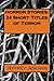 Horror Stories: 24 Short Titles of Terror