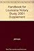 Handbook for Louisiana Notary Study, 2001 Supplement by James D. Johnson