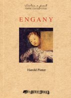 Portada de Engany, de Harold Pinter