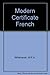 Modern Certificate French