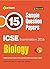 15 Sample Question Papers Icse Biology Class 10Th