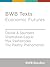 BWB Texts by Paul Dalziel