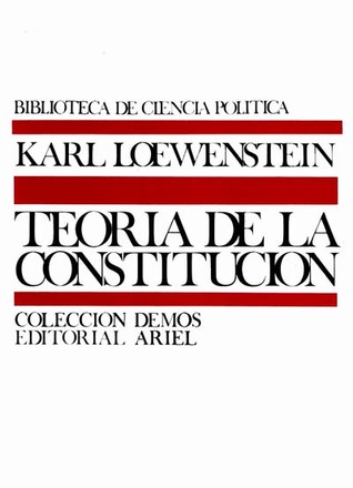 Teoría de la Constitución (Hardcover)