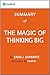 The Magic of Thinking Big: Summary of the Key Ideas – Original Book by David J. Schwartz