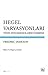 Hegel Varyasyonları - Tinin Fenomenolojisi Üzerine