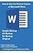How to Use the Review Feature of Microsoft Word: Turn Tracking On & Off & Accept or Reject Edits Made by Your Book Editor