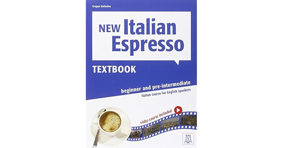 New Italian Espresso Textbook by Paolo Bultrini