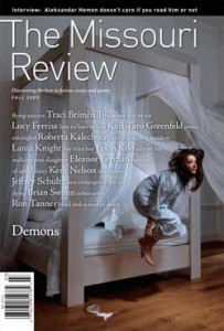 The Missouri Review 32.3 (Fall 2009)