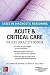 Acute & Critical Care Nurse...