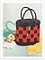 #2640 CHECKERBOARD BAG VINT...