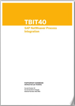 TBIT40 SAP NetWeaver Process Integration