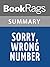 Summary & Study Guide Sorry, Wrong Number by Lucille Fletcher