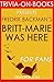 Fredrik Backman's Britt-Marie Was Here - For Fans (Trivia-On-Books)