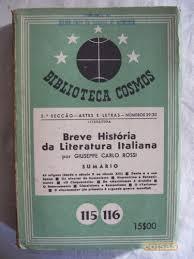 Breve História da Literatura Italiana