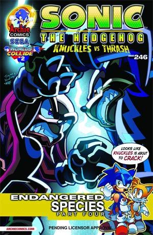 sonic the hedgehog knuckles vs thrash