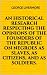 An Historical Research Respecting the Opinions of the Founders of the Republic on Negroes as Slaves, as Citizens, and as Soldiers