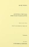 Aufstieg Und Fall Der Stadt Mahagonny (The Rise And Fall Of The City Mahagonny)Libretto