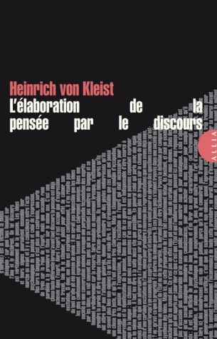 L'élaboration de la pensée par le discours