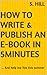 How to write and publish an...